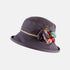 Linen, Packable Sun Hat with Silk Flower - Limited Edition Colour